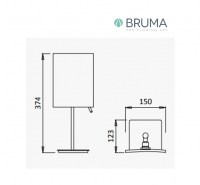 MEDIDAS ESPEJO DE AUMENTO 3x SOBRE MESA QUADRA BRUMA